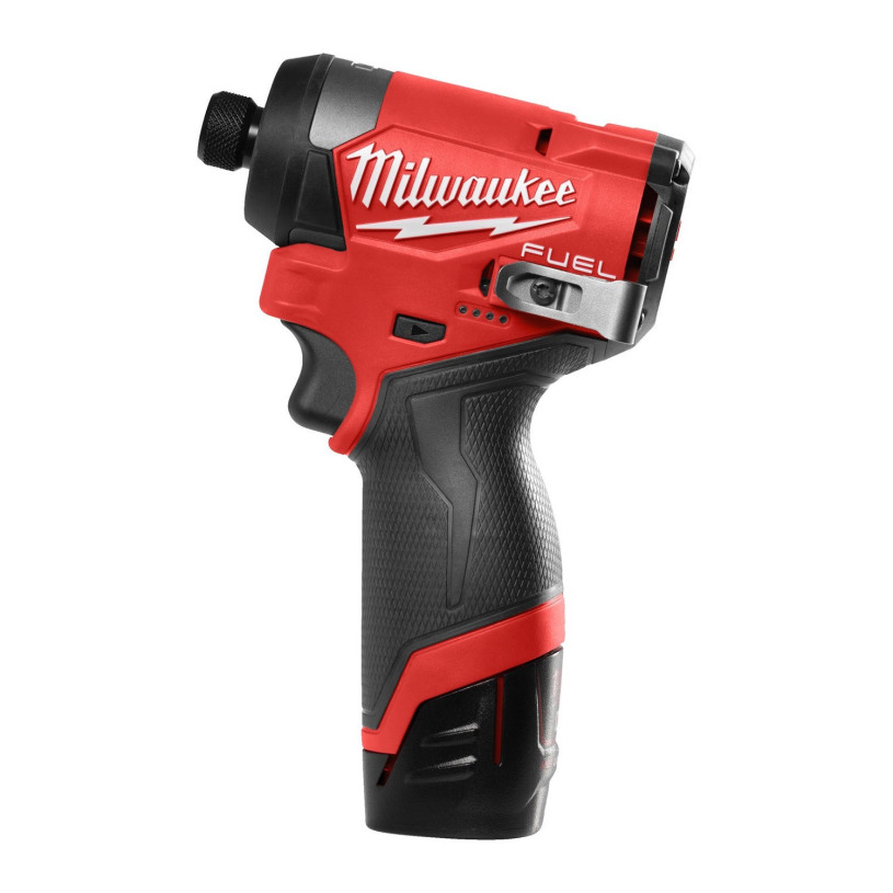 Visseuse Choc Milwaukee® 12 V Mandrin Hex ¼" - 170 Nm + HD Box - 2 Batteries 12V/2,0Ah + Chargeur - M12 FID2-202X MILWAUKEE MILW12FID2-202X