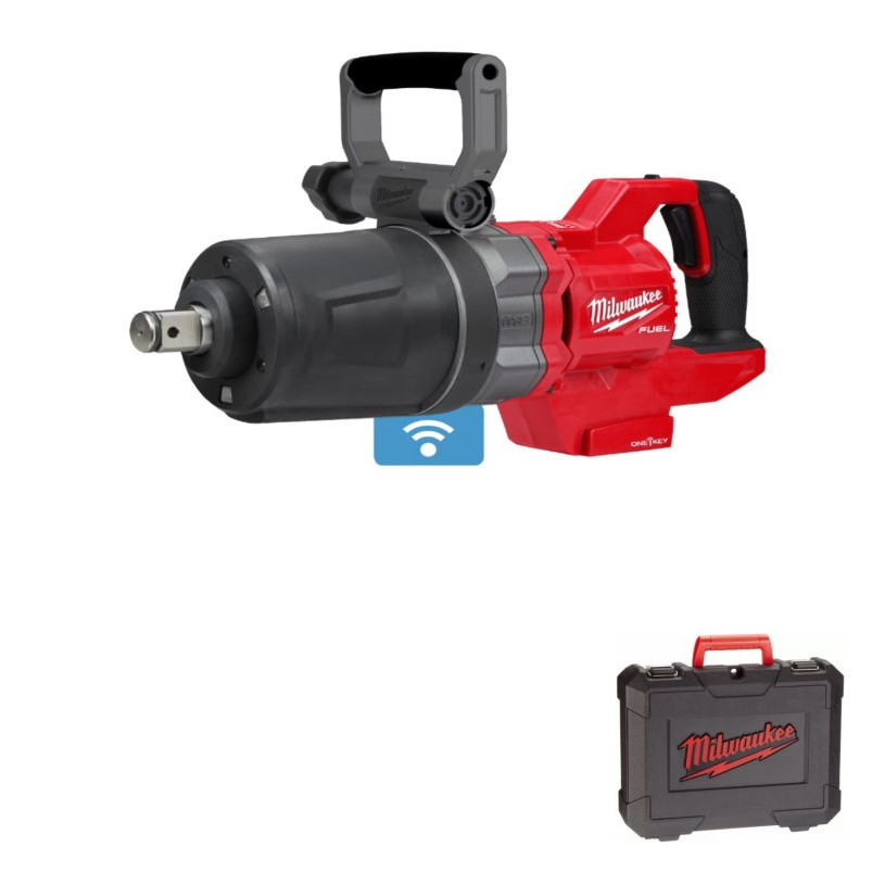 Boulonneuse Choc ONE-KEY Milwaukee® 18 V 1" - 2711 Nm + Box Plactic - Solo - ONEFHIWF1DS-0C MILWAUKEE