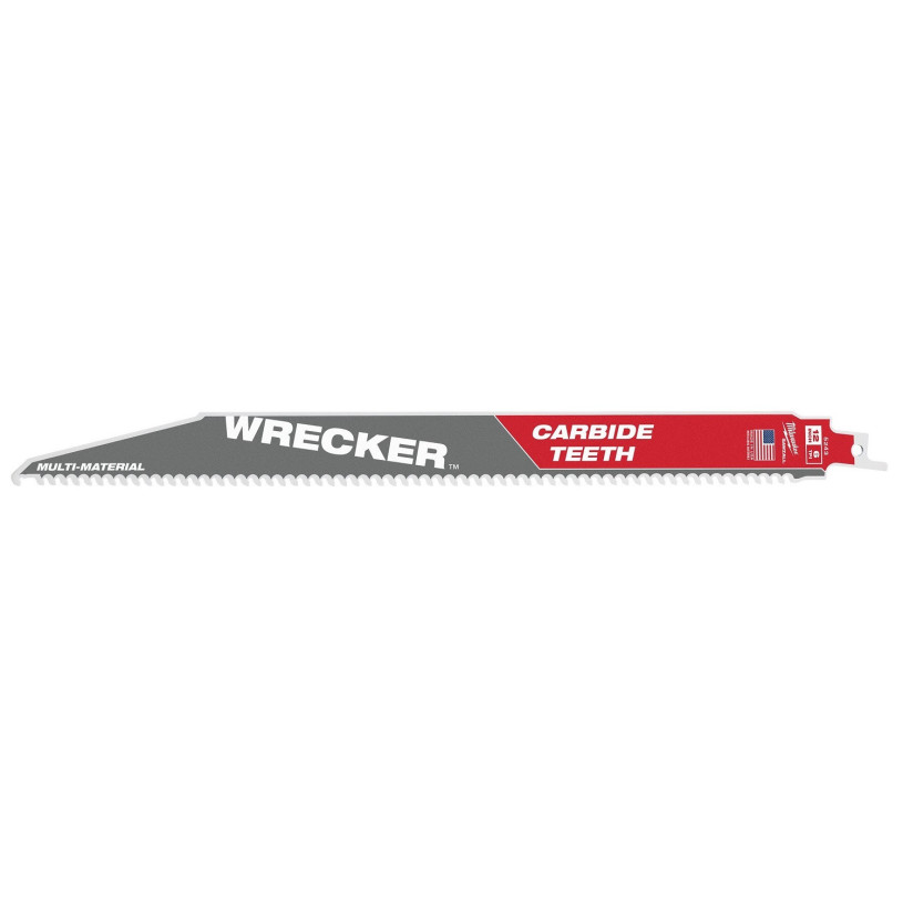 Lame Scie Sabre Démolition Milwaukee® WRECKER - Longueur : Utile 250MM, Totale 300 MM MILWAUKEE LAMESSBM48475243