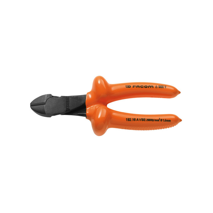 Pince Coupante Diagonale Electricien Fil Dur 1000V FACOM® - 185MM - 192.18AVSE FACOM