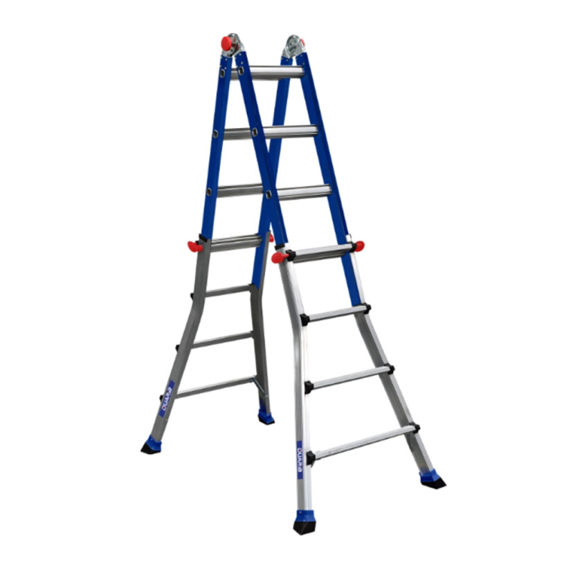 Echelle aluminium multi-usages - Hauteur de 1,24 à 4,10 m - Centaure DUARIB