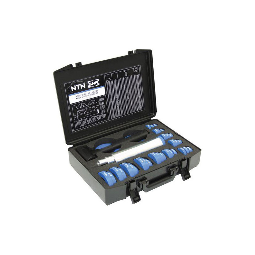 Malette 33 douilles pour le montage a froid des roulements SNR