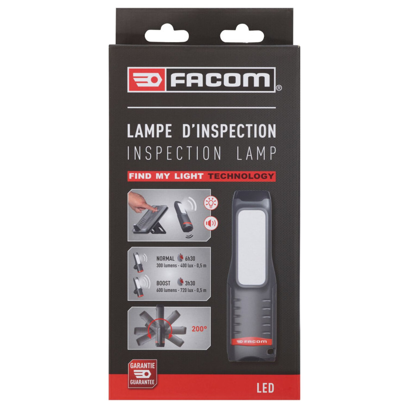 Lampe Torche d'Inspection leds "FIND MY LIGHT" FACOM® - 779.CL5PB Orientable 180° FACOM