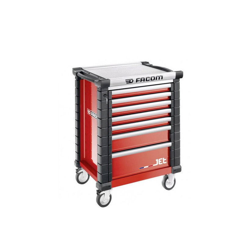 Servante d'Atelier 7 Tiroirs Série JET FACOM® - 3 Modules/Tiroir - Rouge (JET.7M3APF) FACOM