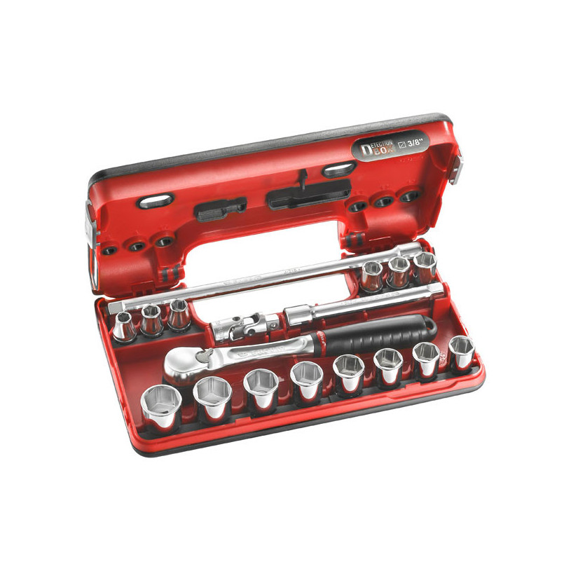 Coffret douilles 3/8' 6 pans - Facom JL.DBOX1 FACOM