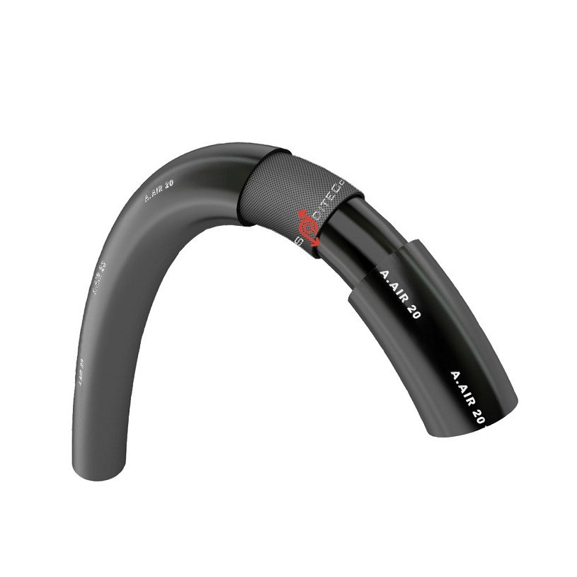 Mètre Tuyau Caoutchouc NOIR Air Comprimé 20 Bars - Ø 19X29 MM PROMECA