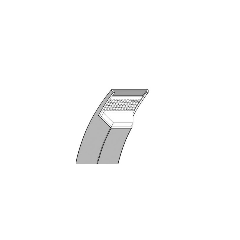 Courroie Trapézoïdale Classique Lisse - Série B - 17MM B 26.5 - 715Lp/737Le OPTIBELT