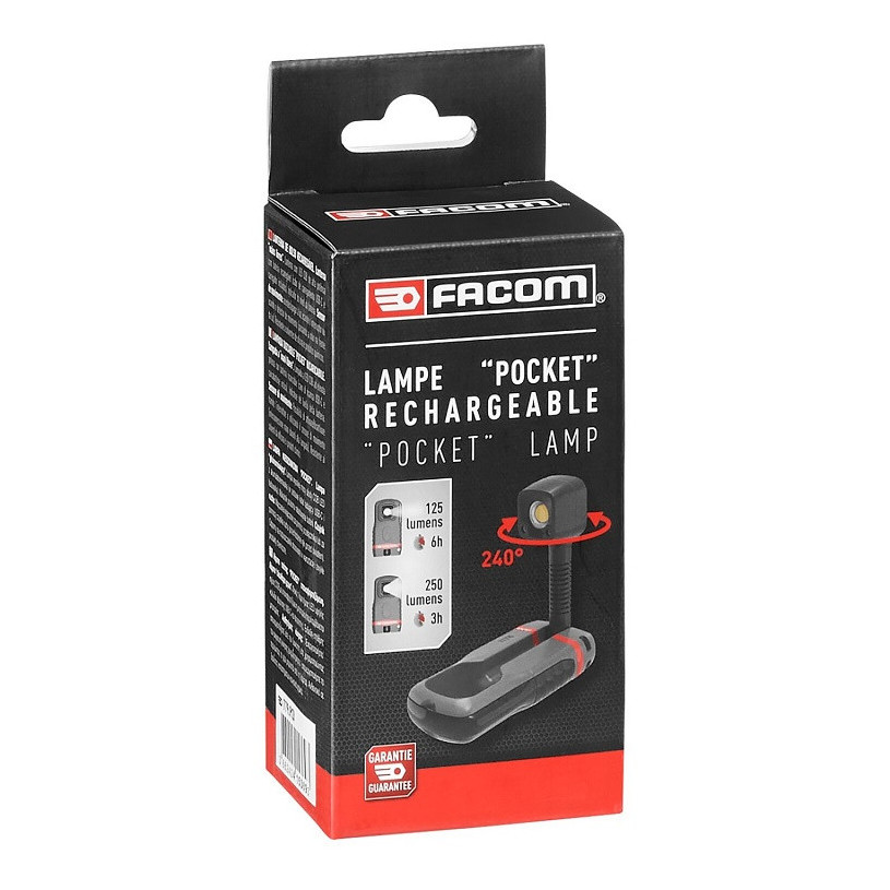 Lampe de Poche Rechargeable Tête Orientable - FACOM® 779.PCBPB FACOM