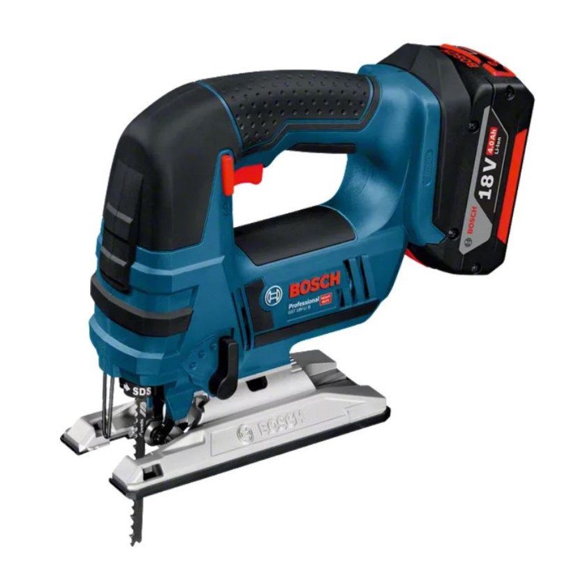 SCIE SAUTEUSE Poignée Etrier Ss Fil 18V Solo - GST 18V-125B + L-Boxx BOSCH