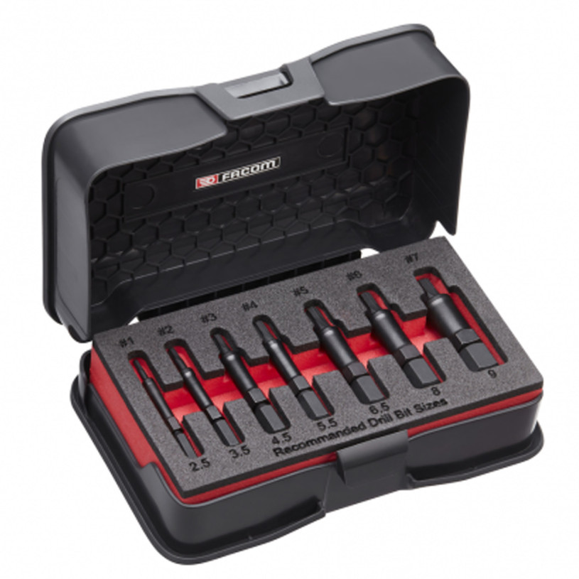 Coffret 7 Extracteurs Vis/Goujons Série OGV Grip® FACOM® SXE.J7MGRPPB FACOM