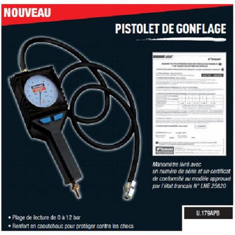 Pistolet de gonflage - Facom U.179APB : Outillage pneumatique FACOM -  Promeca